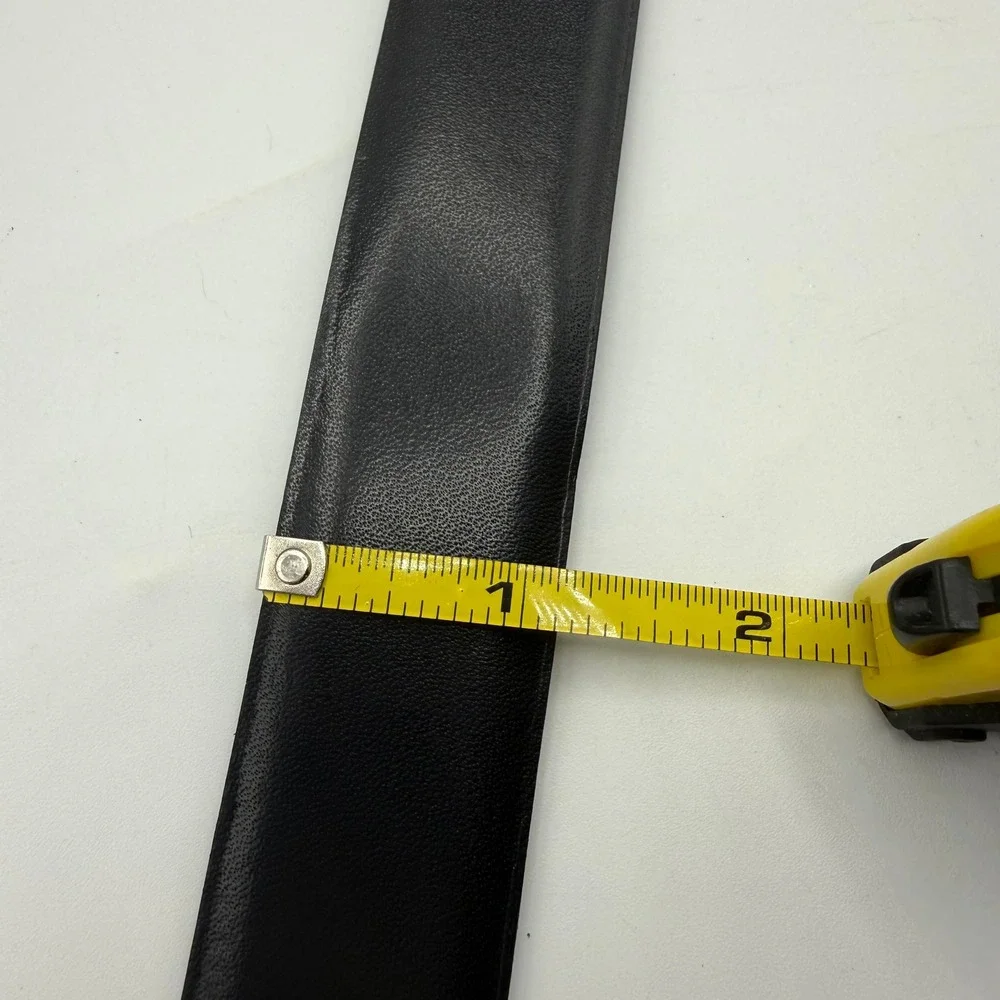 Geoffrey Beene Mens Reversible Leather Belt Black Brown Gold‎ Buckle Sz 40 Italy